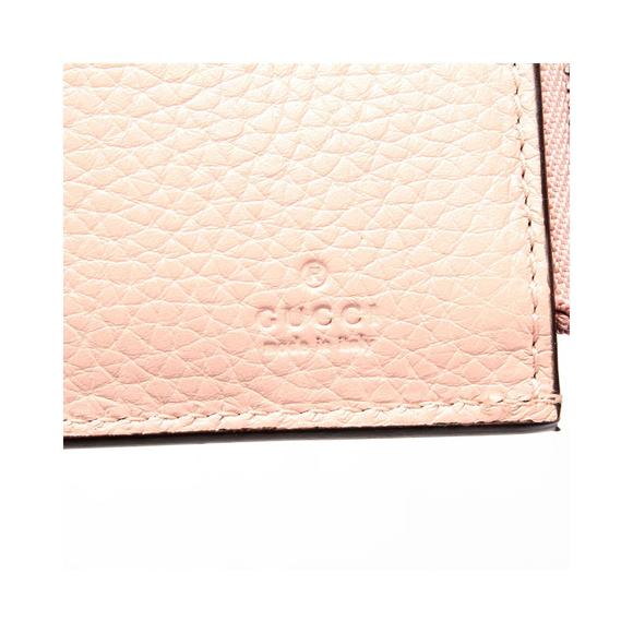 GUCCI Women's Animal Print Leather Compact Wallet in Pink - Picture 5 of 9